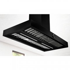 Airforce Vis Boxy Island AN/A/120 Απορροφητήρας Καμινάδα 120cm Μαύρος